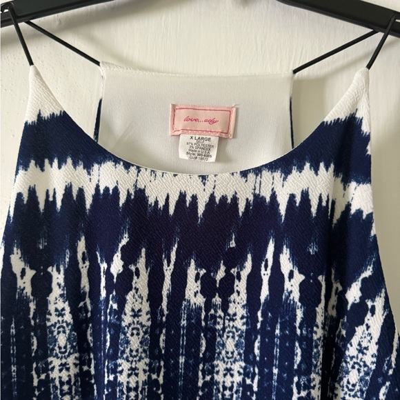 Love...Ady Navy & White Sleeveless Dress. Fully lined. No signs of wear. - Picture 2 of 6